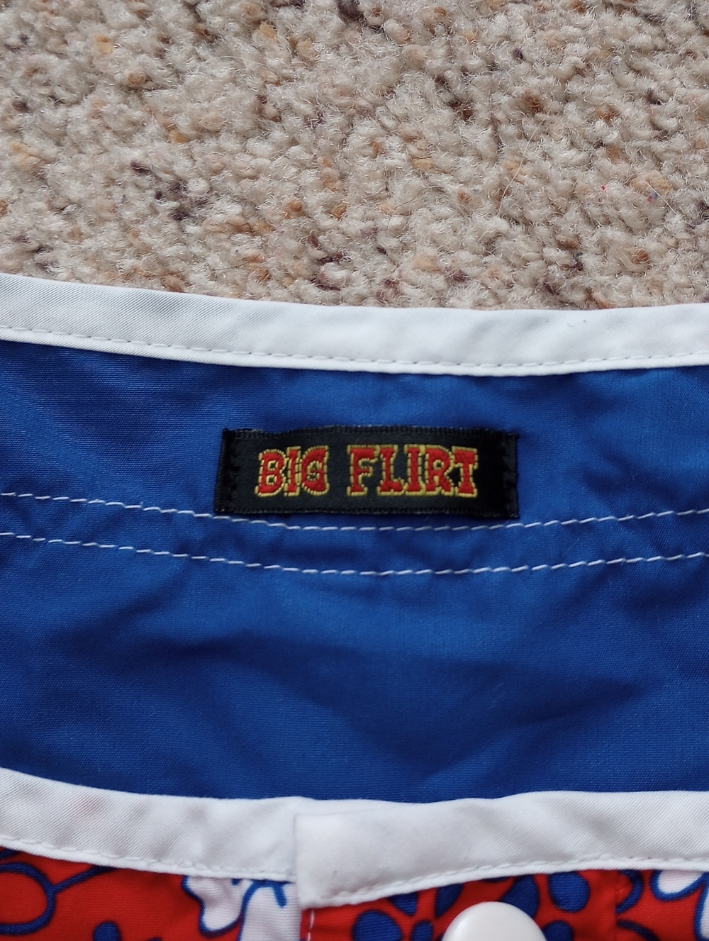 Vintage Big Flirt Hawaiian Reversible Swim Shorts - Picture 10 of 10